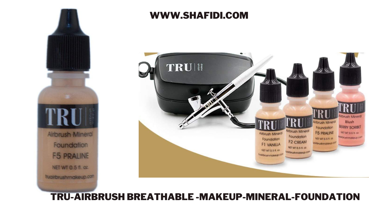 A) TRU-AIRBRUSH BREATHABLE -MAKEUP-MINERAL-FOUNDATION